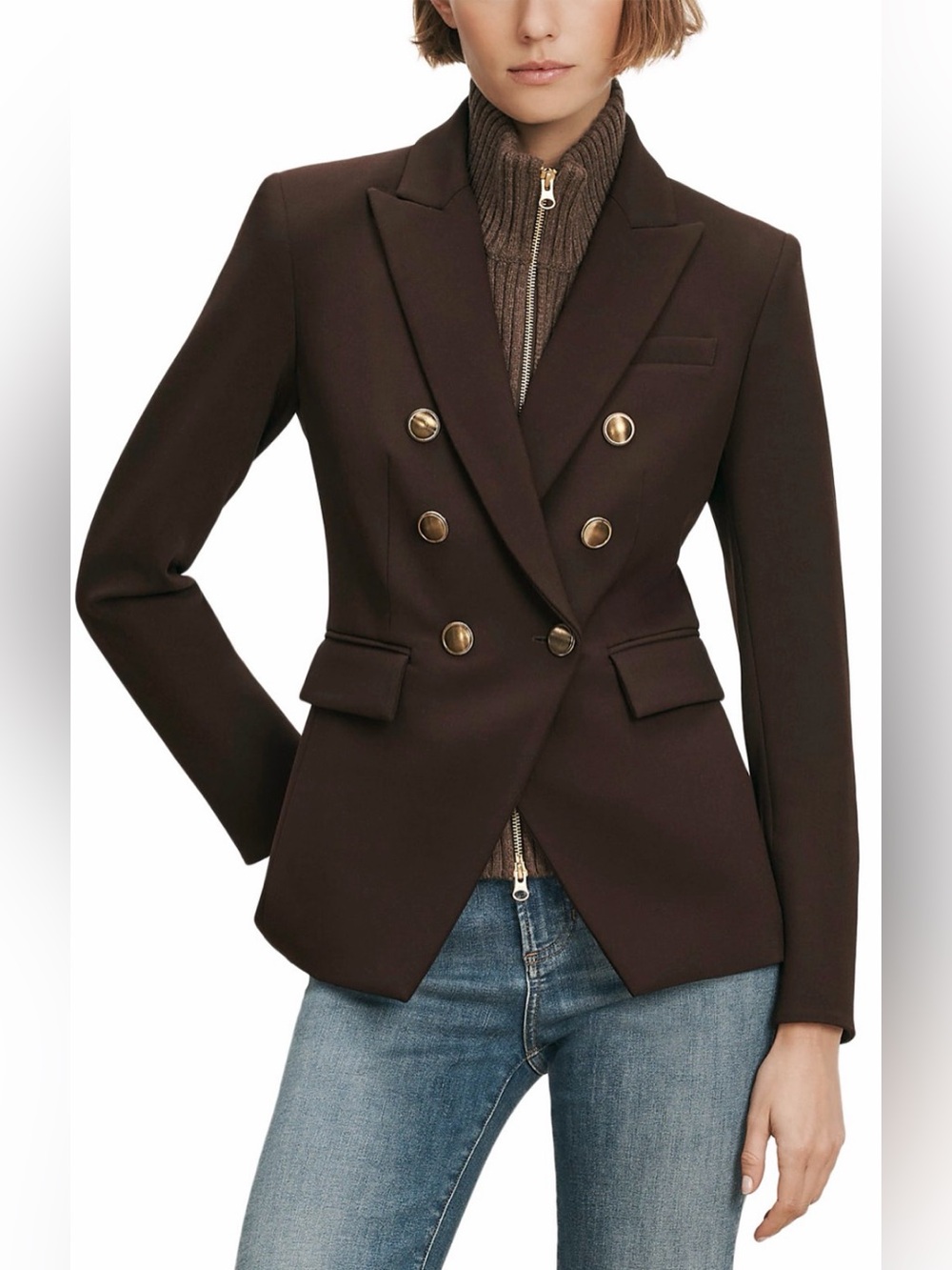 Veronica Beard Miller Dickey Jacket in Espresso
